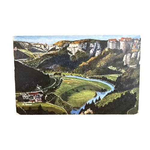 Postkarte beuron schloss - beuron,