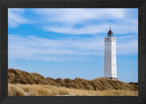 Leuchtturm gerahmtes wandbild - leuchtturm,