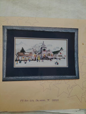 Kreuzstichvorlage "Winterdorf"