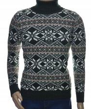 Herren Woll-Rollkragenpullover