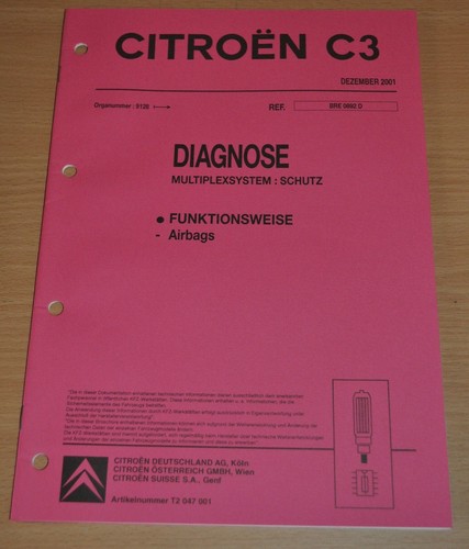 Werkstatthandbuch citroen - werkstatthandbuch, c3