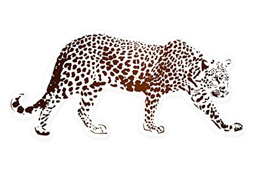 Autoaufkleber leopard braun - autoaufkleber,
