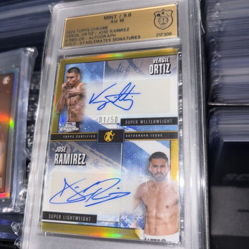 Topps chrome boxing vergil - chrome,