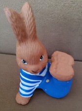 Osterdekoration - Tonfigur zum Aufstellen Motiv Hase 17 cm