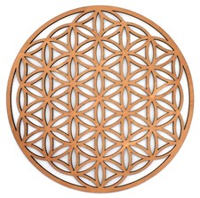 Blume des Lebens aus 100% Holz