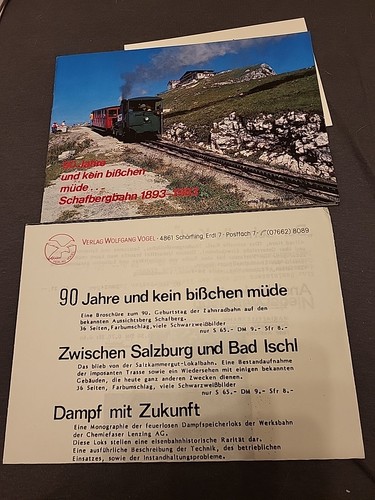 Jahre schafbergbahn - jahre,