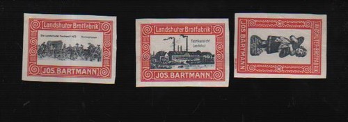 3 werbemarken - ,