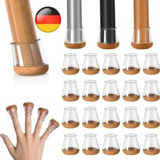 20x Fußkappen Stuhlbeinkappen