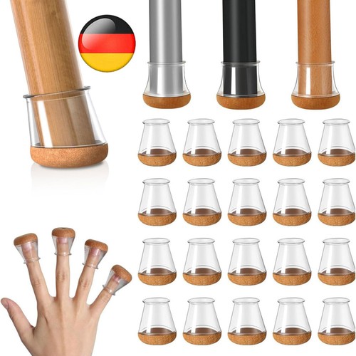 20x fußkappen stuhlbeinkappen - fußkappen,