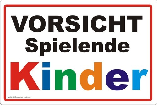 Warnschild straßenschild - warnschild,