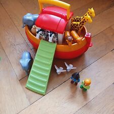 Großes KONVOLUT Playmobil 123 Mitnehm ARCHE Noah Bauernhof Haus Rennauto PAKET