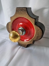 Vintage Hustadt Wandlampe 70er Space Age Fat Lava Rot Pop Art Keramik Rarität