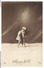 AVMP3-0194-FETES-ET-VOEUX - Frohe Weihnachtsmann - Kleines Mädchen - Tanne Neoi