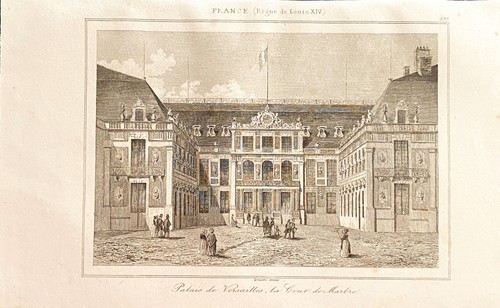 Gravur frankreich louis xiv - gravur,