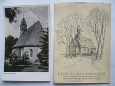 10 AK + Fotos Chemnitz Adelsberg Kirche