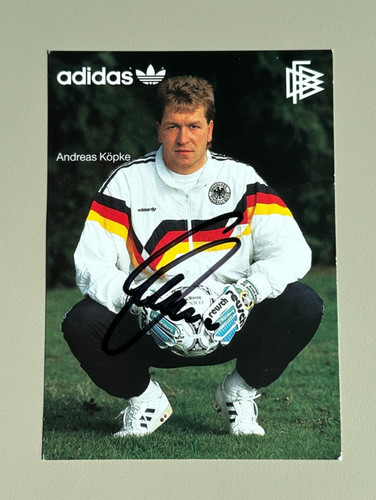 Andreas köpke autogramm - , dfb