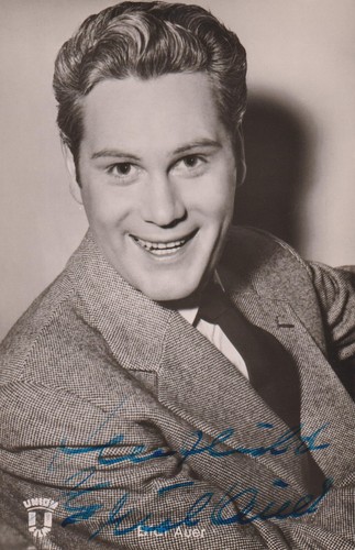 Erich auer original - original, autogramm