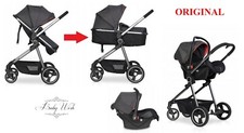 Colibro Onemax Baby Kinderwagen Babywagen 2in1 3in1, Gondel Transformed Into The