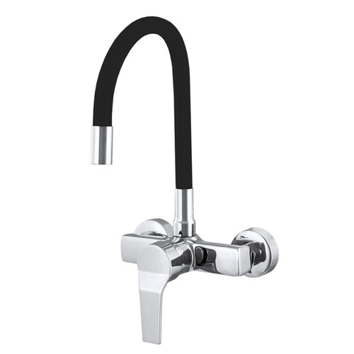Wandarmatur flexibler auslauf - flexibler,