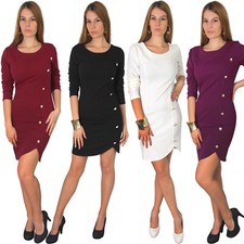 Kleid mini silvester knopf - kleid,