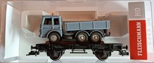 Fleischmann  5219 H0 Flachwagen mit MAN LKW    TOP in Fleischmann EVP