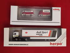 Märklin H0 45083 VW Busse 2 Stück in OVP + Herpa LKW Audi Sport