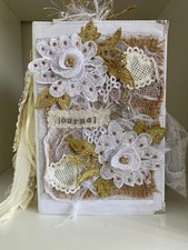 Hardcover Weiß & Gold