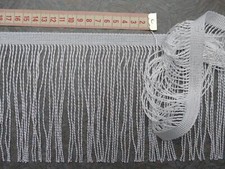 Gardinen Fransenborte weiß