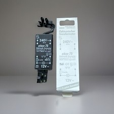 Elkon 75 Elektronischer Konverter Transformator Halogen Trafo 12V / 10 bis 75VA
