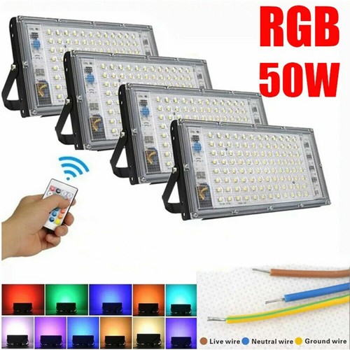 50w rgb led fluter außen - rgb,