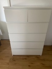 Kommode weiß mit Schubladen