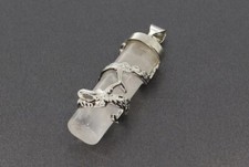  Bergkristall Drache Stab