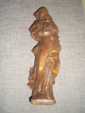 MARIA MADONNA + JESUSKIND aus Wachs 25 cm hoch