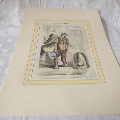 Karikatur-Lithografie