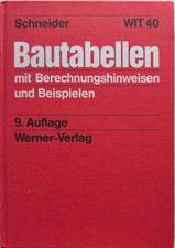 Schneider: Bautabellen mit