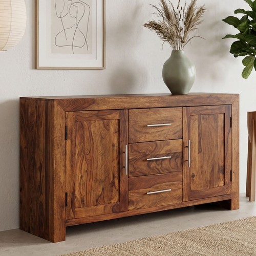 Sideboard massivholz sheesham - sideboard,