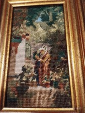 Rar Altes Gemälde Gobelin