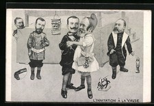 Künstler-AK Zar Nikolaus II