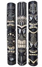 3 Wandmasken 100cm Tiki Hawaii