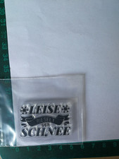 Clearstamps "Leise rieselt der
