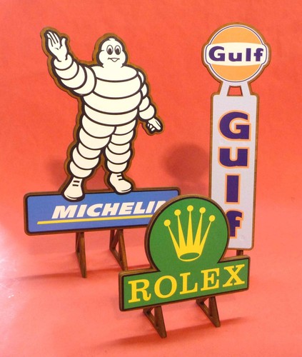 Slotcar werbetafel 3er set - slotcar, in