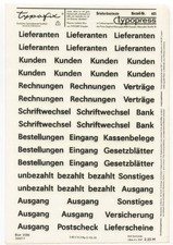 Typofix 605 | Briefordnertexte