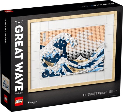Lego art hokusai große - hokusai,