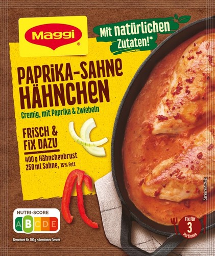 Maggi fix für paprika sahne - fix, paprika-sahne