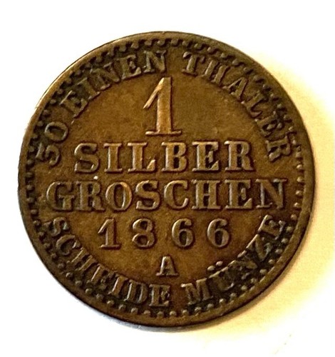 Preußen silbergroschen 1866 - 1,
