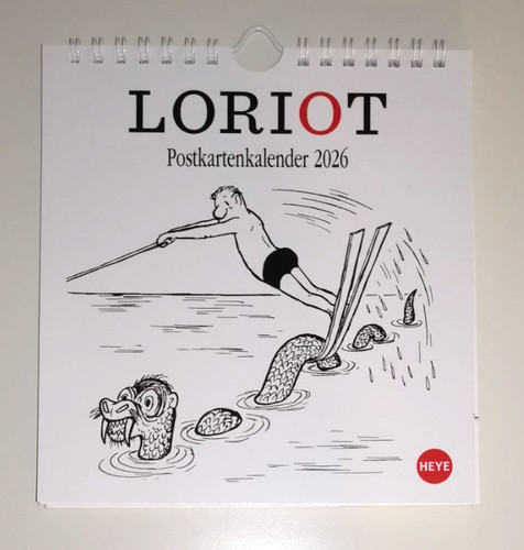Loriot postkartenkalender 2026 - loriot,