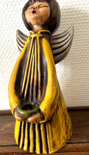 Bozener Engel Thun Maisgelb gelb 26 cm Weihnachtsfigur Engelsfigur Meraner Engel