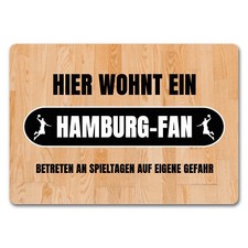 Hier wohnt ein Hamburg-Fan