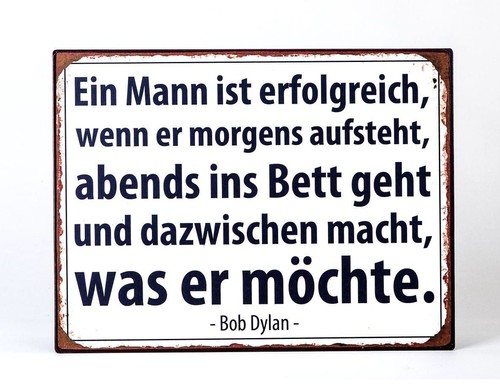 Blechschild wandbild - blechschild,