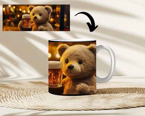 Kaffeetasse teddybär trinkt - teddybär,